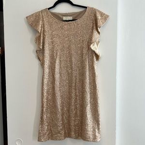Gorgeous Champagne Sequin Dress